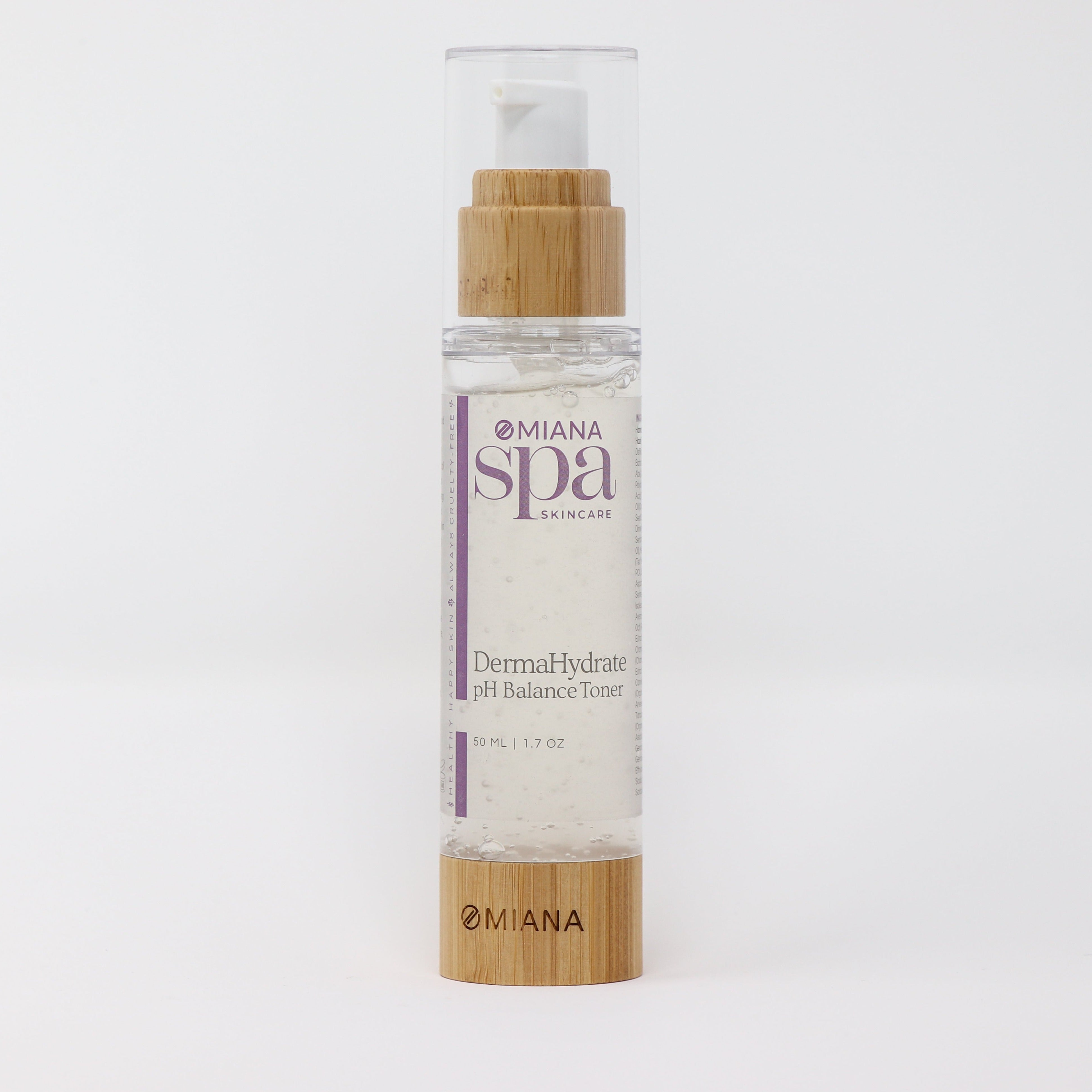 DermaHydrate pH Balance Toner - 100% Free From GMOs, Artificial Fragrances, & More by Omiana