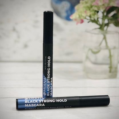 Omiana Natural Beauty Mascara Strong-Hold Mascara - No Titanium Dioxide, Mica, & More!